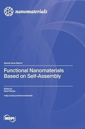 functional nanomaterials based on self assembly 1st edition pavel padnya 3725821305, 978-3725821303