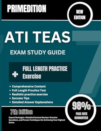 ati teas exam study guide tips+ techniques for high scores full length practice tests questions +detailed