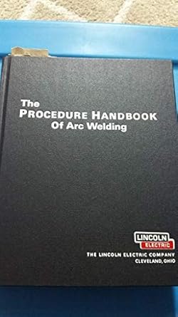 procedure handbook of arc welding 13th edition lincoln electric 9994925822, 978-9994925827