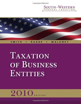 south western federal taxation 2010 taxation of business entities 1st edition james e smith ,william a raabe