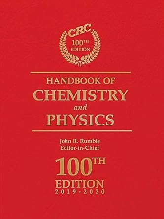 crc handbook of chemistry and physics 100th edition john rumble 113836729x, 978-1138367296