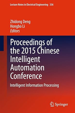 proceedings of the 2015 chinese intelligent automation conference intelligent information processing 2015th