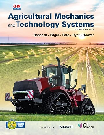 agricultural mechanics and technology systems 2nd edition j p hancock ,don w edgar ,michael l pate ,lori a