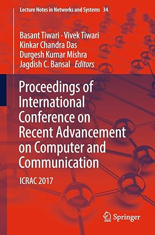 proceedings of international conference on recent advancement on computer and communication icrac 2017 1st