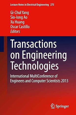 transactions on engineering technologies international multiconference of engineers and computer scientists