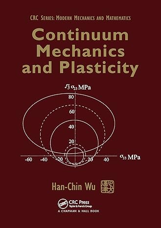 continuum mechanics and plasticity 1st edition han chin wu 1584883634, 978-1584883630