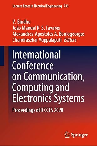 international conference on communication computing and electronics systems proceedings of iccces 2020 1st