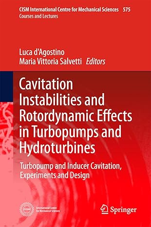 cavitation instabilities and rotordynamic effects in turbopumps and hydroturbines turbopump and inducer