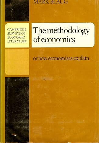 methodology of economics 1st edition mark blaug 0521222885, 978-0521222884