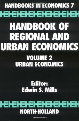 handbook of regional and urban economics urban economics 3rd edition  b00891et0e