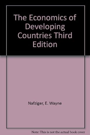 the economics of developing countries highlighting edition e wayne nafziger b001jdn2xe