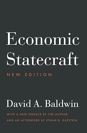 economic statecraft new edition david a baldwin ,ethan b kapstein 0691204438, 978-0691204437