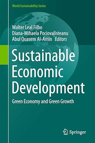 sustainable economic development 1st edition filho 3319450794, 978-3319450797