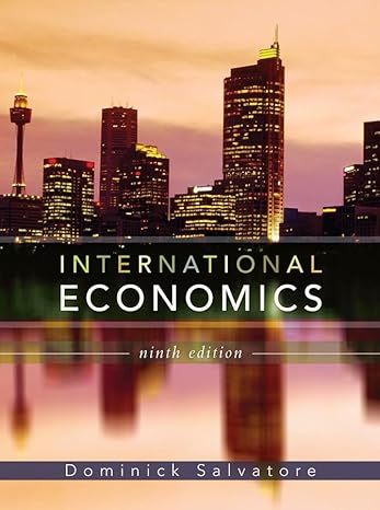 international economics 9th edition dominick salvatore 0471794686, 978-0471794684