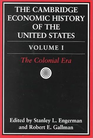 the cambridge economic history of the united states 1st edition stanley l engerman ,robert e gallman