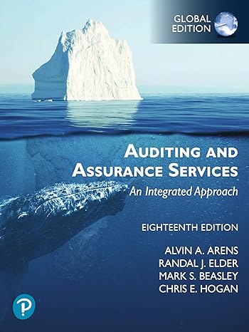 auditing and assurance services 18th edition alvin a arens ,randal j elder ,mark s beasley ,chris e hogan