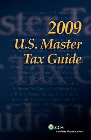 u s master tax guide 2009th edition cch tax law editors 0808019147, 978-0808019145