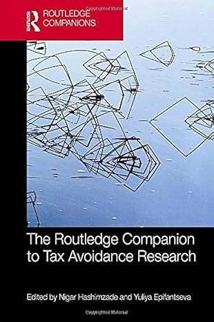 the routledge companion to tax avoidance research 1st edition nigar hashimzade ,yuliya epifantseva