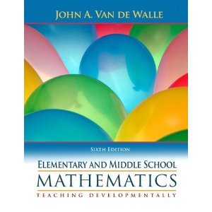 elementary and middle school mathematics teaching developmentally 1st edition john van de walle 0975340247,