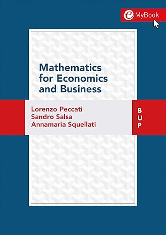 mathematics for economics and business pap/psc edition lorenzo peccati ,sandro salsa ,annamaria squellati