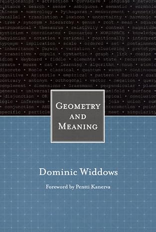 geometry and meaning 1st edition dominic widdows 1575864487, 978-1575864488