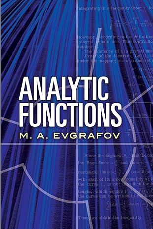 analytic functions translation edition m a evgrafov 0486837602, 978-0486837604