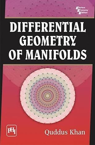 differential geometry of manifolds 1st edition quddus khan 8120346505, 978-8120346505