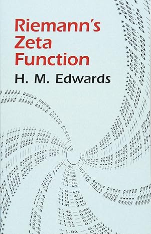 riemanns zeta function dover edition harold m edwards 0486417409, 978-0486417400