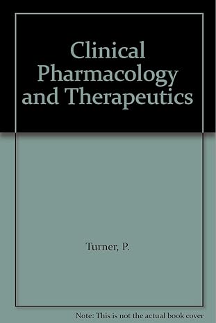 clinical pharmacology and therapeutics 1st edition  0839116535, 978-0839116530