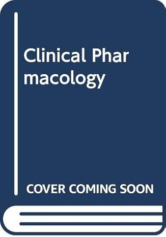 clinical pharmacology 1st edition  0672206382, 978-0672206382