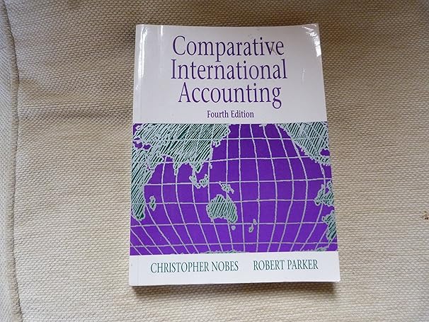 comparative international accounting 1st edition robert h parker 0133287335