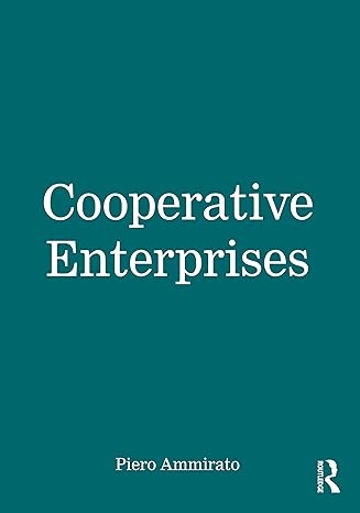 cooperative enterprises 1st edition piero ammirato 1032216824, 978-1032216829