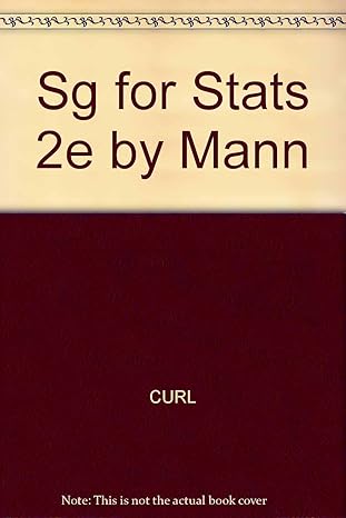 introductory statistics student study guide 2nd edition prem s mann 0471116777, 978-0471116776