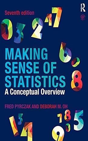 making sense of statistics a conceptual overview 1st edition fred pyrczak ,dr deborah m oh b00mi8dvki,