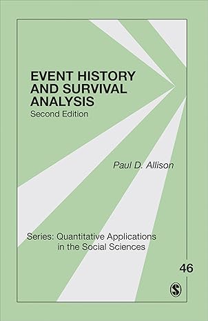 event history and survival analysis 2nd edition paul d allison 1412997704, 978-1412997706