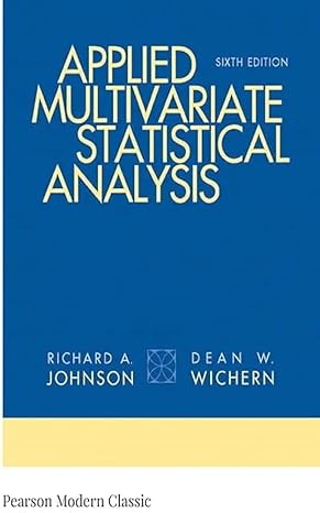 applied multivariate statistical analysis 1st edition richard johnson ,dean wichern b0crndtvwb