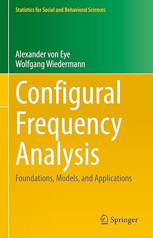 configural frequency analysis foundations models and applications 1st edition alexander von eye ,wolfgang