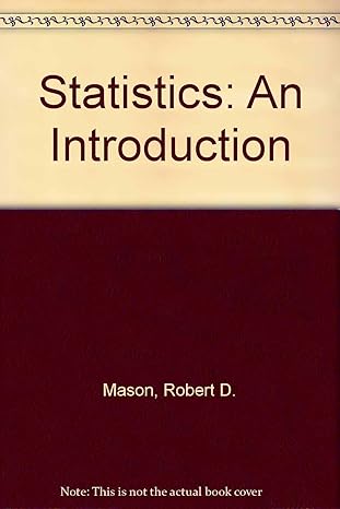 statistics an introduction 4th edition robert deward mason 0030969174, 978-0030969171