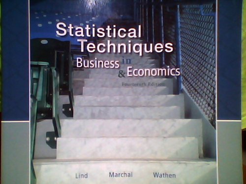 Statistical Techniques In Business And Economics