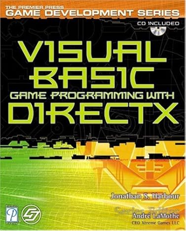 visual basic game programming with directx 1st edition jonathan s. harbour b001qcxezo