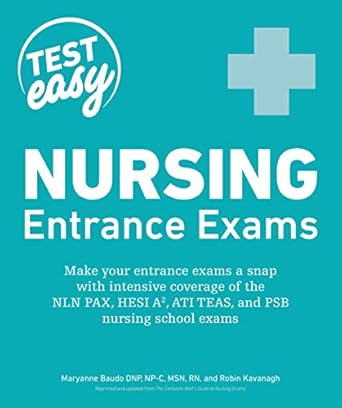 nursing entrance exams 1st edition maryanne baudo np c msn, robin kavanagh 1465473491