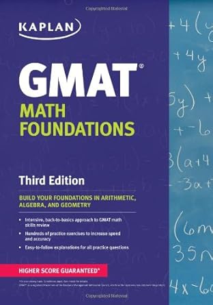 kaplan gmat math foundations 3rd edition kaplan test prep 1609786785, 978-1609786786