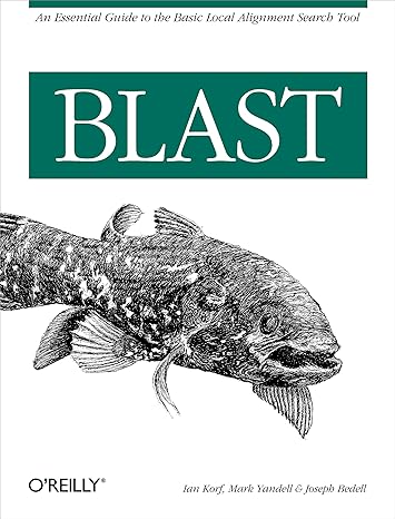 blast 1st edition ian korf, mark yandell, joseph bedell 0596002998, 978-0596002992