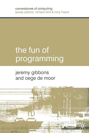 the fun of programming 2003rd edition jeremy gibbons, oege de moor 0333992857, 978-0333992852