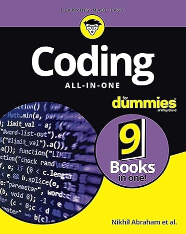 coding all in one for dummies 1st edition nikhil abraham 1119363020, 978-1119363026