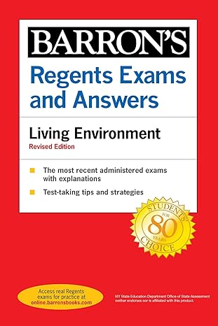 regents exams and answers living environment revised edition gregory scott hunter 1506264867, 978-1506264868