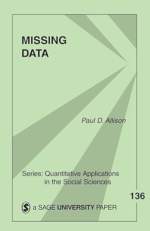 missing data 1st edition paul d. allison 0761916725, 978-0761916727