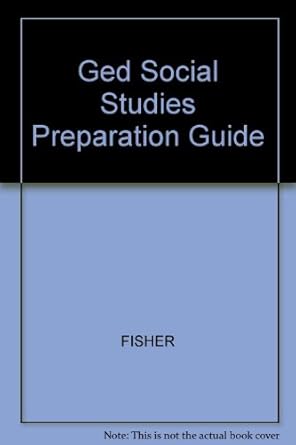 ged social studies preparation guide 1st edition stephen fisher 0822020122, 978-0822020127