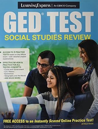 ged test social studies review 1st edition learning express editors 1611030889, 978-1611030884