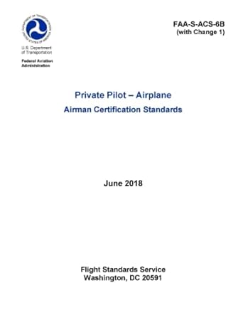 faa s acs 6b private pilot airplane airman certification standards 1st edition luc boudreaux ,federal